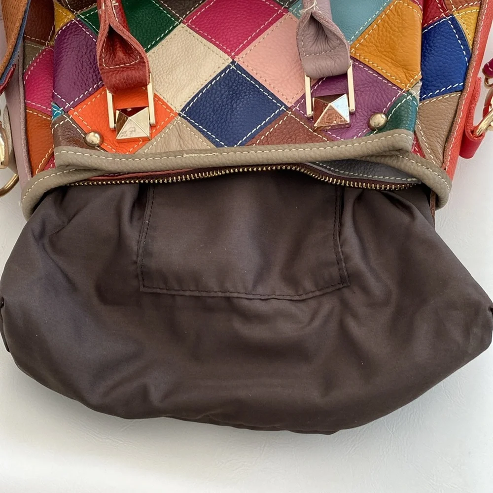 New Handmade Patchwork Hand-Crossbody Bag - Picture 7 of 8